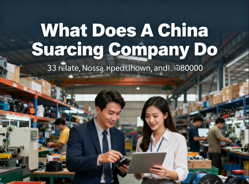 What Does A China Sourcing Company Do?