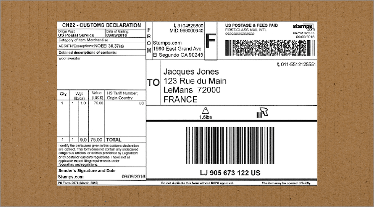 How to Use Shipping Labels for International Shipping